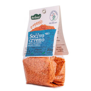 Crveno sočivo 200 g (organski proizvod)