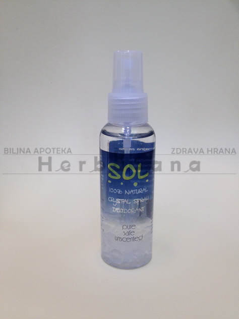 SOL crystal spray deodorant
