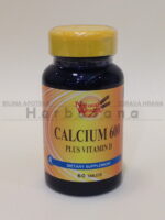 Kalcijum 600 + Vitamin D – 60 tableta
