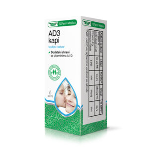 Vitamin AD 3 kapi - vodeni rastvor