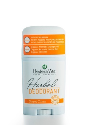 Dezodorans u stiku Sweet citrus Hedera Vita Dezodorans u stiku Sweet citrus Hedera Vita Herbasana biljna apoteka