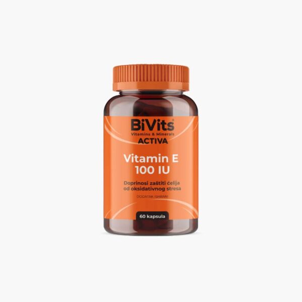 Vitamin E 100 IU BiVits 60 kapsula – Herbasana