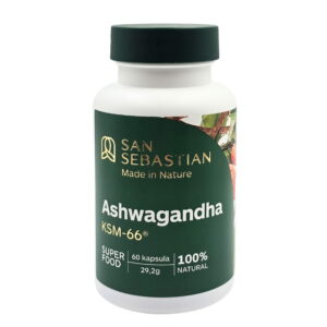 Ašvaganda San Sebastian KSM-66 60 kapsula