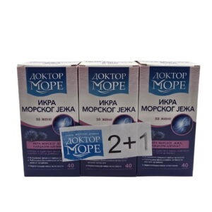 Ikra morskog ježa za žene 40 kapsula 2+1 gratis