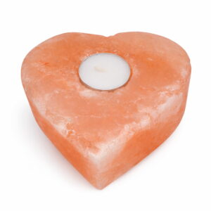 prirodni kristal himalajske soli srce svećnjak