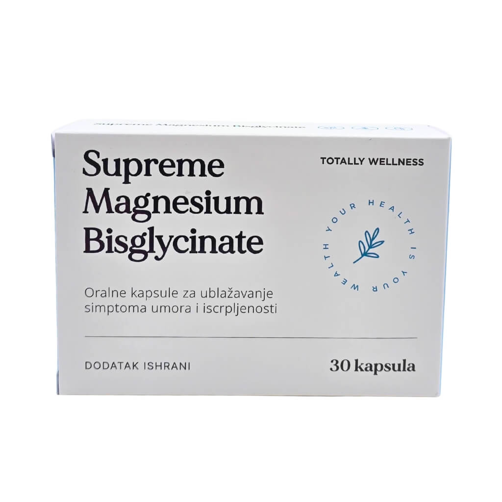 Magnezijum bisglicinat + vitamin B6 – 30 kapsula Magnezijum bisglicinat