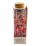 Waterdrop staklena flaša 600 ml sa bambusovim čepom
